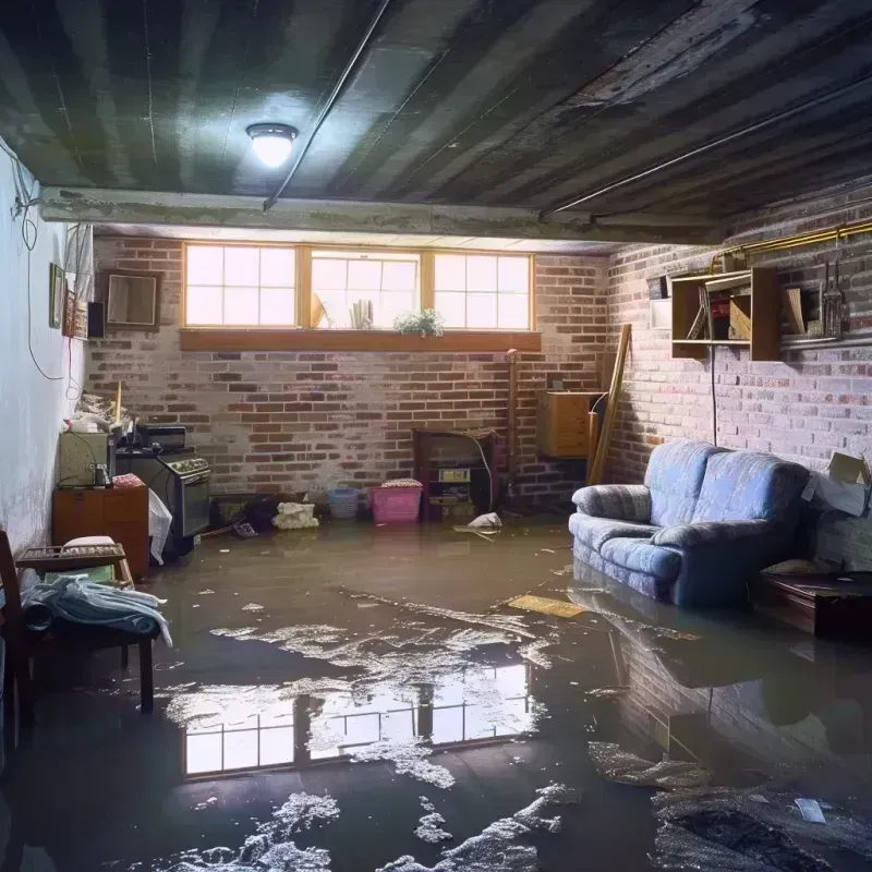 Flooded Basement Cleanup in Tamworth, NH